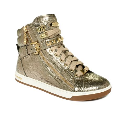 michael kors high top sneakers studded|Michael Kors bling sneakers.